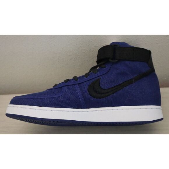Stüssy x Nike DX5425-400 Men's Sz 8 Deep Royal Blue Vandal High Sneakers - Picture 10 of 11